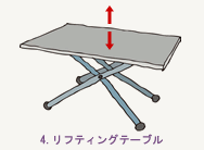 リフティングテーブル